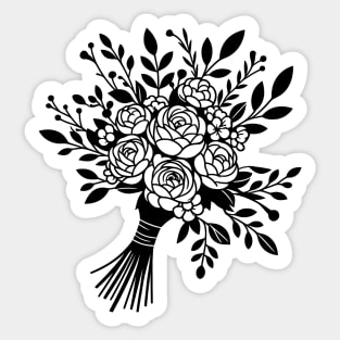 Bridal Bouquet Sticker